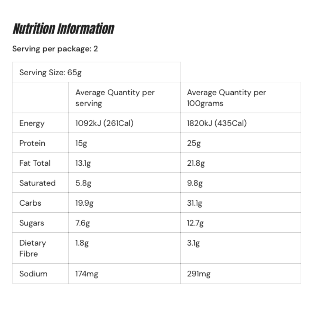 NEW EQ Growth Protein Cookie 130g White Choc Caramel Fudge - 12 Pack