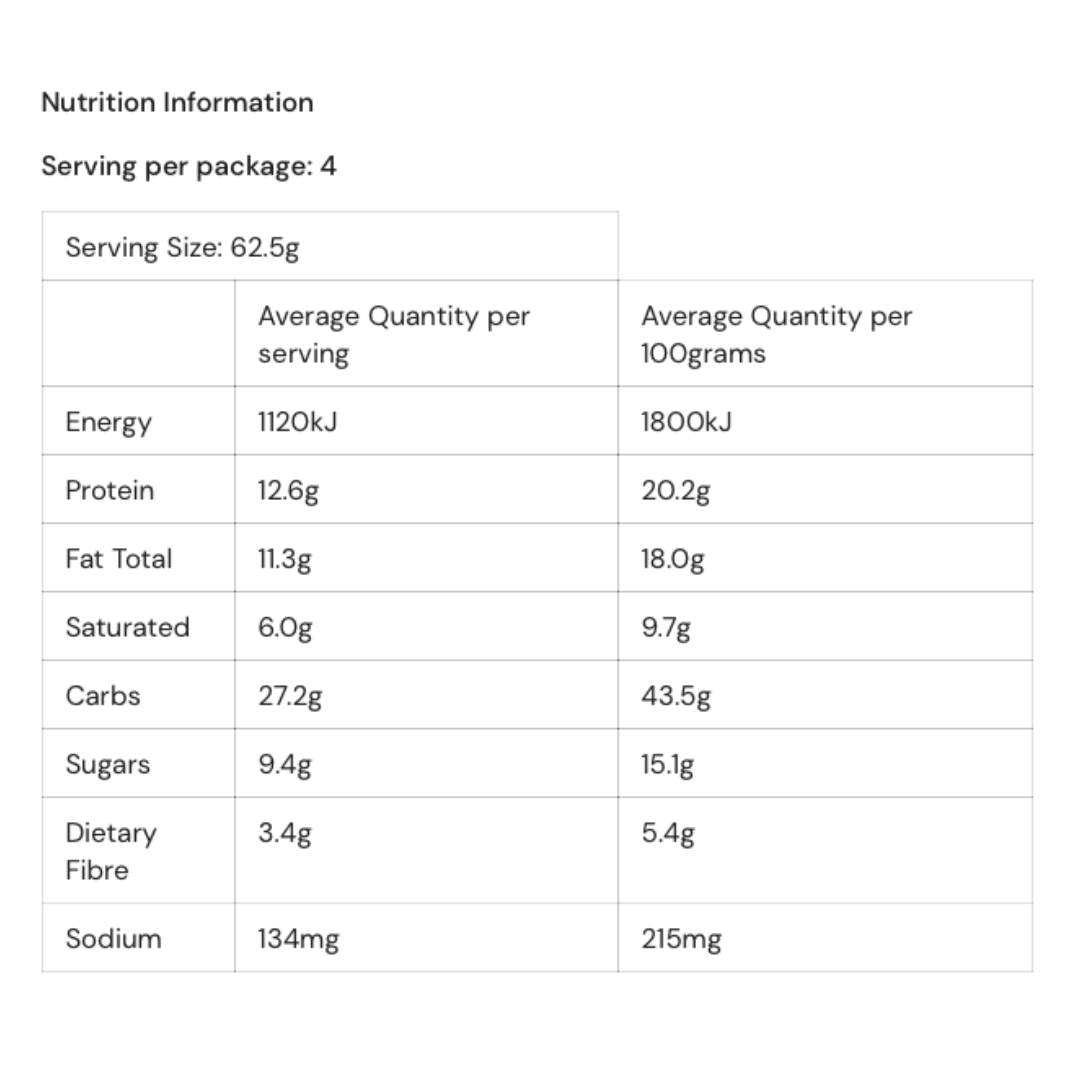NEW EQ 1000 Calorie XL Protein Cookie 250g White Choc Macadamia - 8 Pack