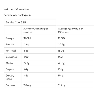 NEW EQ 1000 Calorie XL Protein Cookie 250g White Choc Macadamia - 8 Pack