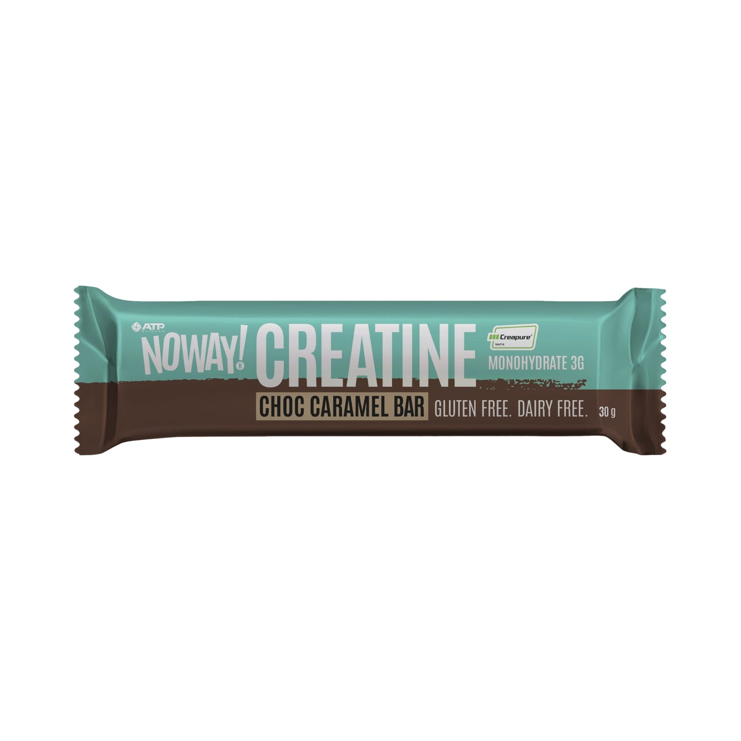 ATP Science Noway Creatine Bar 30g Caramel Choc - 20 Pack