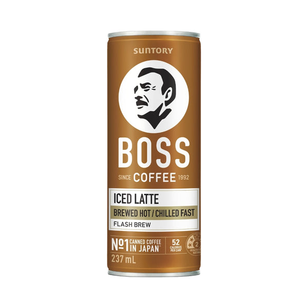 BOSS Coffee Iced Latte 237ml - 12 Pack – Fitness Vending