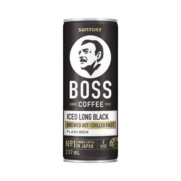 BOSS Coffee Iced Long Black 237ml - 12 Pack – Fitness Vending