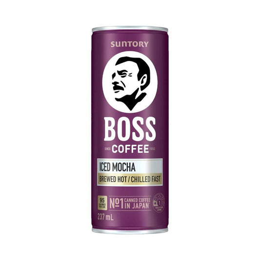 BOSS Coffee Iced Mocha 237ml - 12 Pack