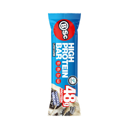 BSc High Protein Low Carb Bar 92g Cookies & Cream - 12 Pack