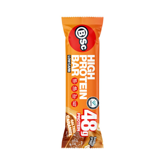 BSc High Protein Low Carb Bar 92g Salted Caramel - 12 Pack