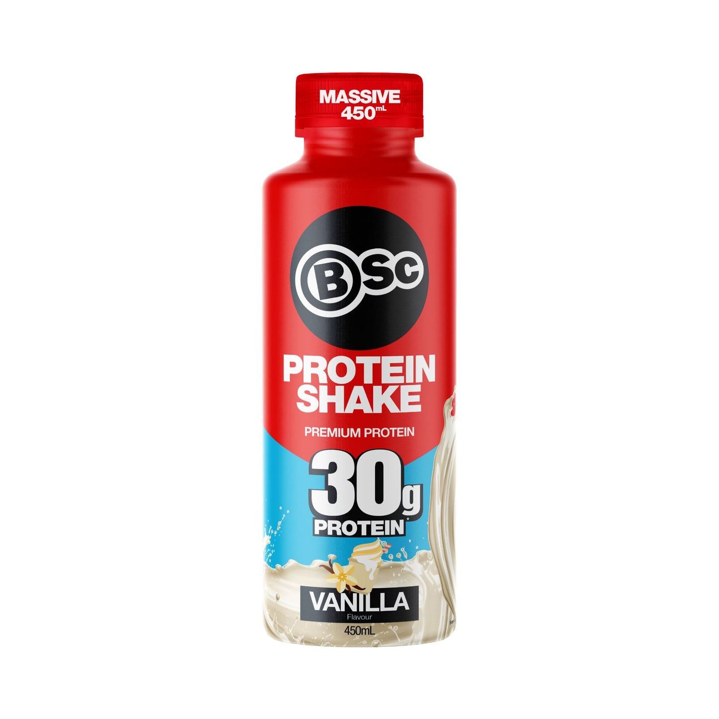 BSc Premium Protein Shake RTD 450ml Vanilla - 6 pack