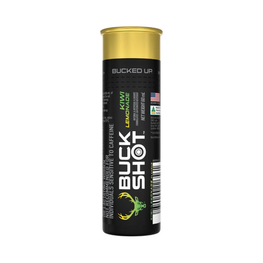 Bucked Up Buck Shot Kiwi Lemonade Pre-Workout Shot 60ml