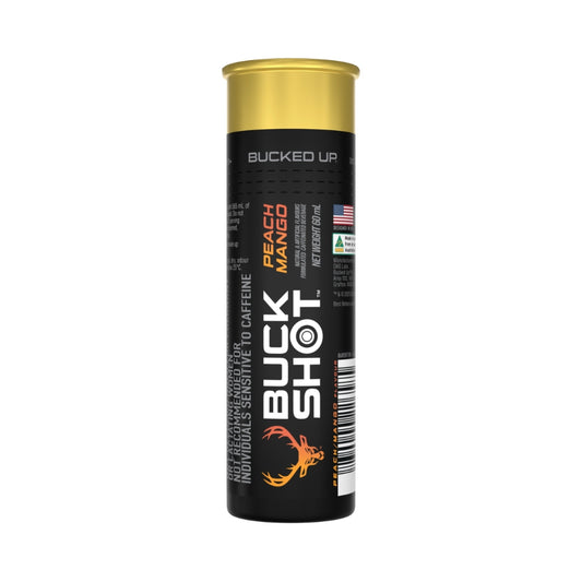 Bucked Up Buck Shot Peach Mango Pre-Workout Shot 60ml