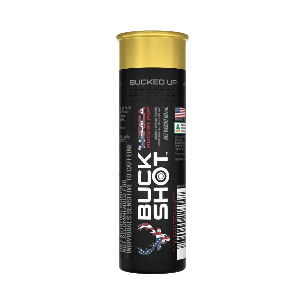 Bucked Up Buck Shot Rocket Pop Pre-Workout Shot 60ml