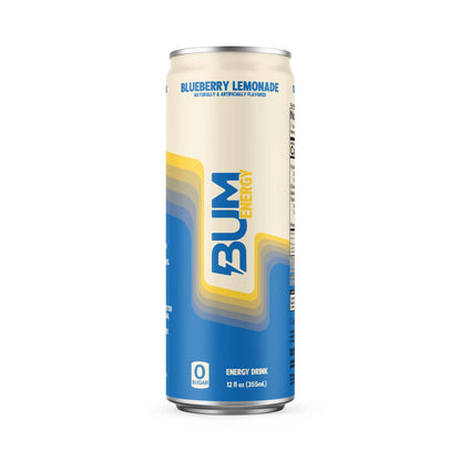 BUM Energy Drink RTD 355ml Blueberry Lemonade - 12 Pack