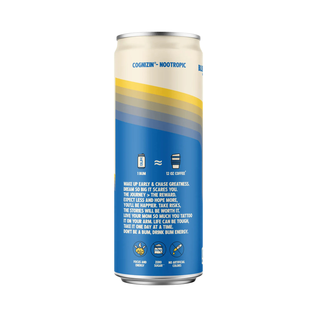 BUM Energy Drink RTD 355ml Blueberry Lemonade - 12 Pack