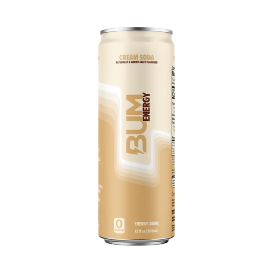 BUM Energy Drink RTD 355ml Cream Soda Can