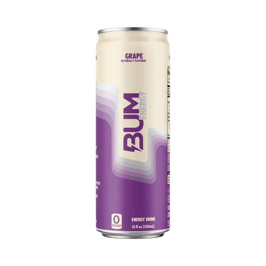 BUM Energy Drink RTD 355ml Grape - 12 Pack