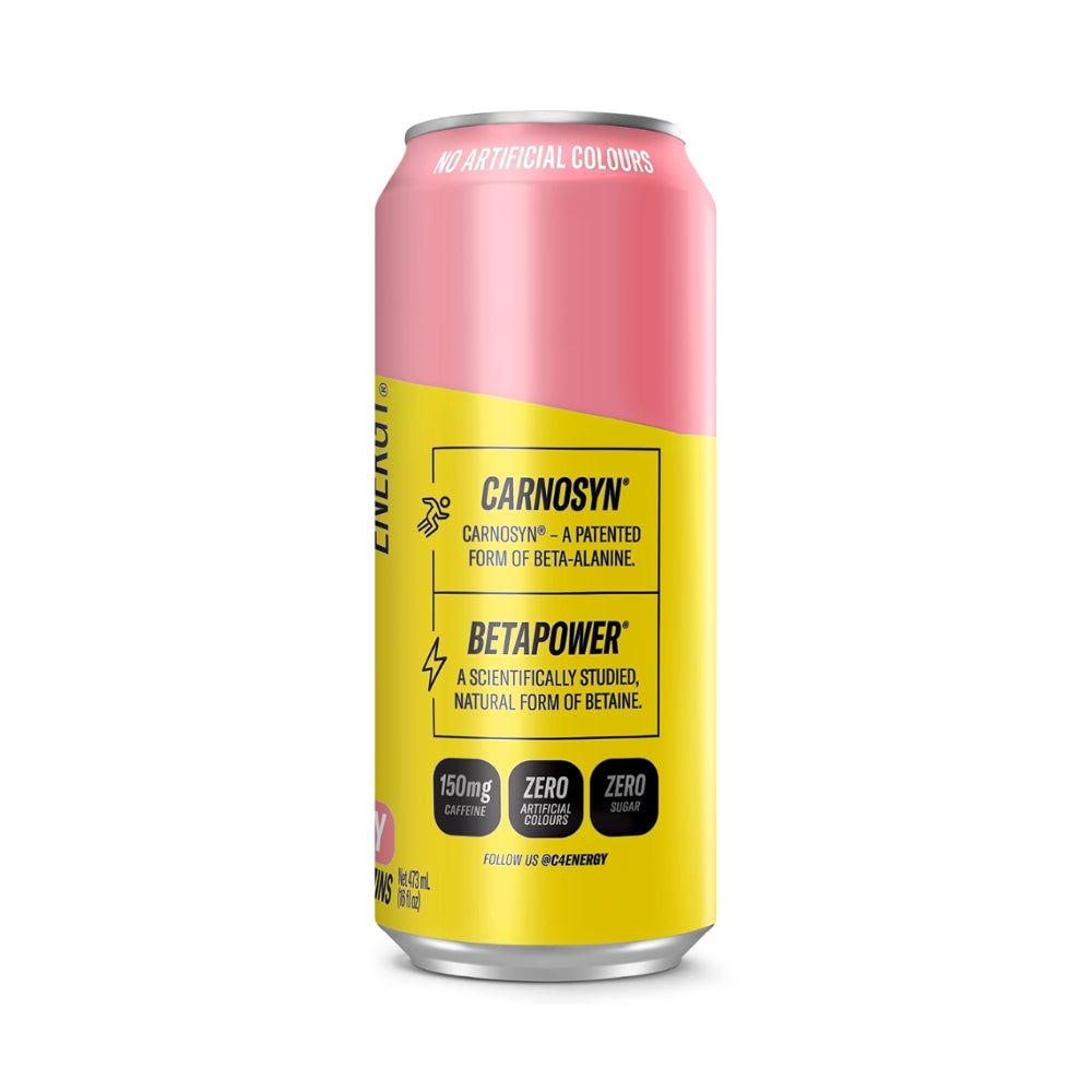 C4 Carbonated RTD 473ml - Cotton Candy - 12 Pack