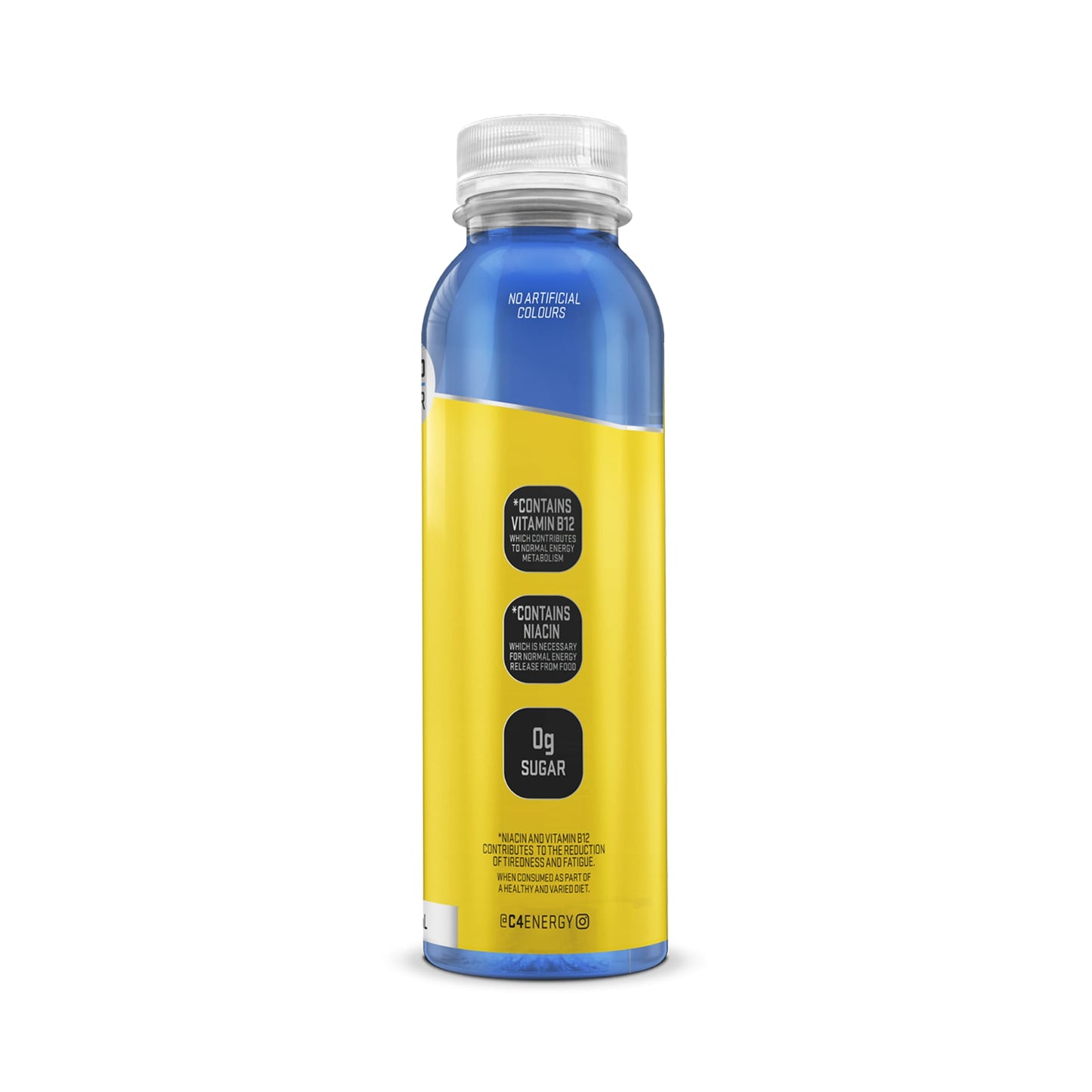C4 Energy Non-Carbonated RTD 355ml Blue Razz - 12 Pack