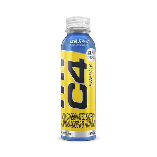 C4 Energy Non-Carbonated RTD 355ml Blue Razz - 12 Pack