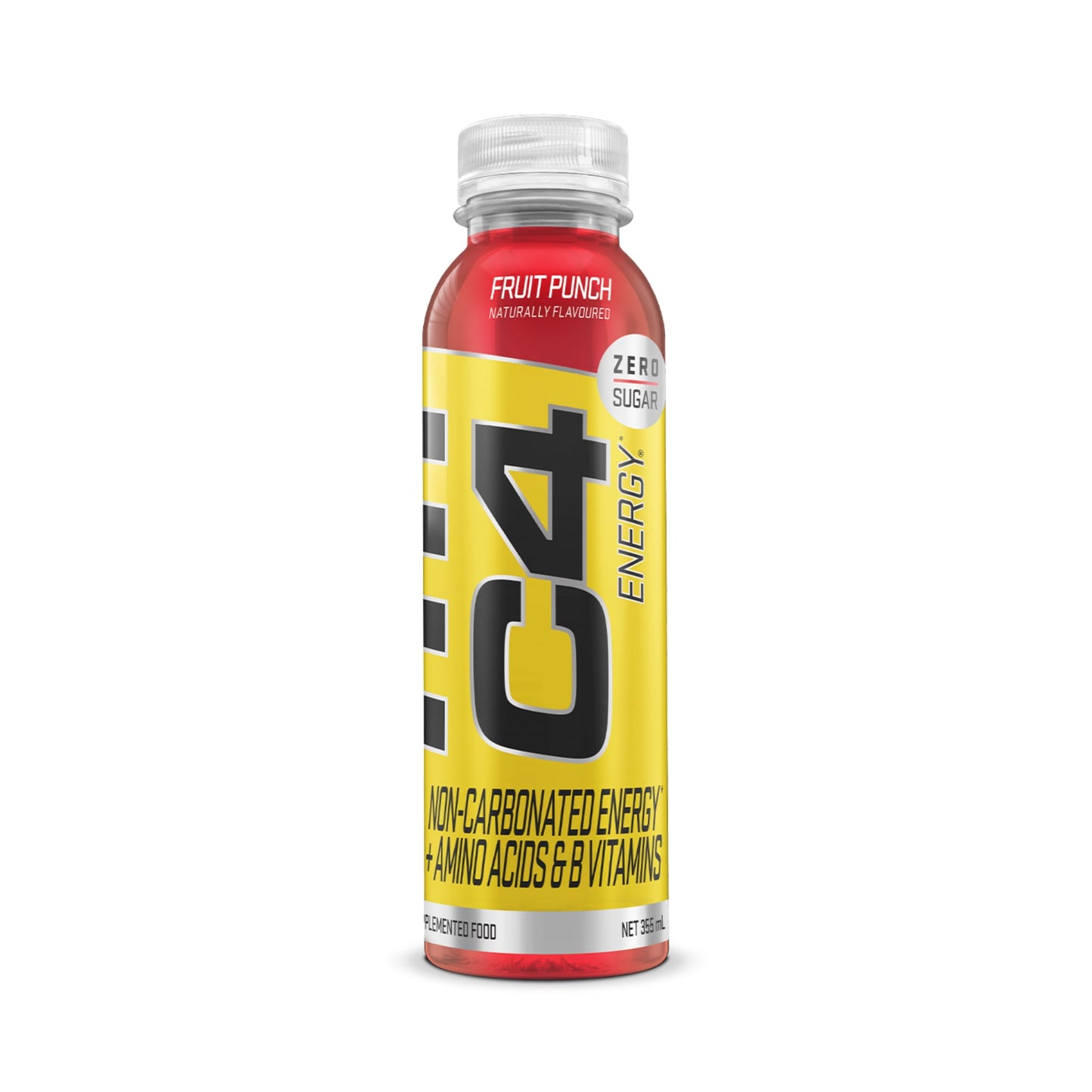 C4 Energy Non-Carbonated RTD 355ml Fruit Punch - 12 Pack