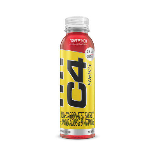 C4 Energy Non-Carbonated RTD 355ml Fruit Punch - 12 Pack
