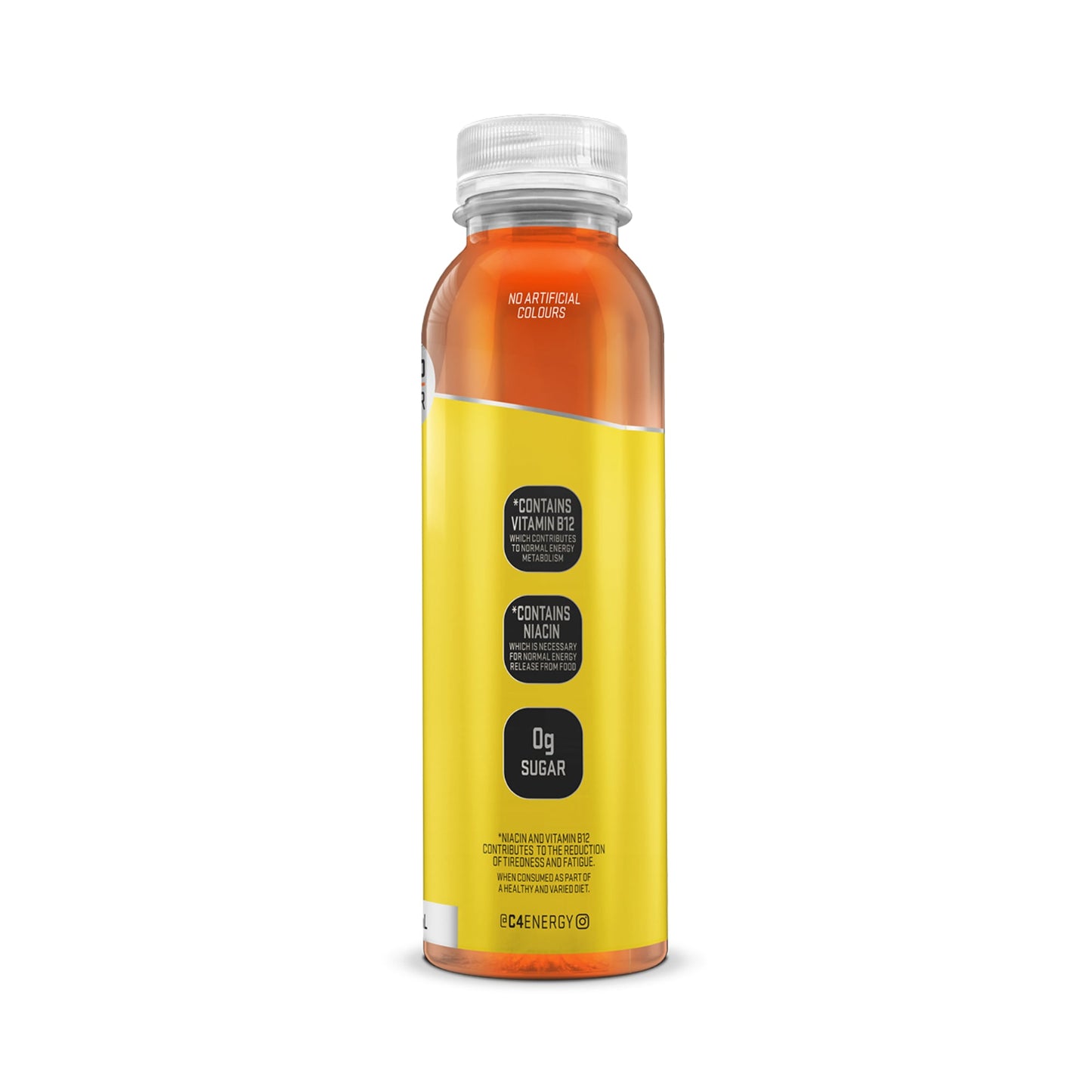C4 Energy Non-Carbonated RTD 355ml Orange Slice - 12 Pack