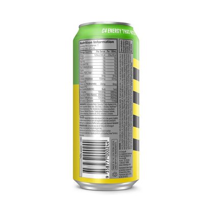 C4 Carbonated RTD 473ml - Twisted Limeade - 12 Pack