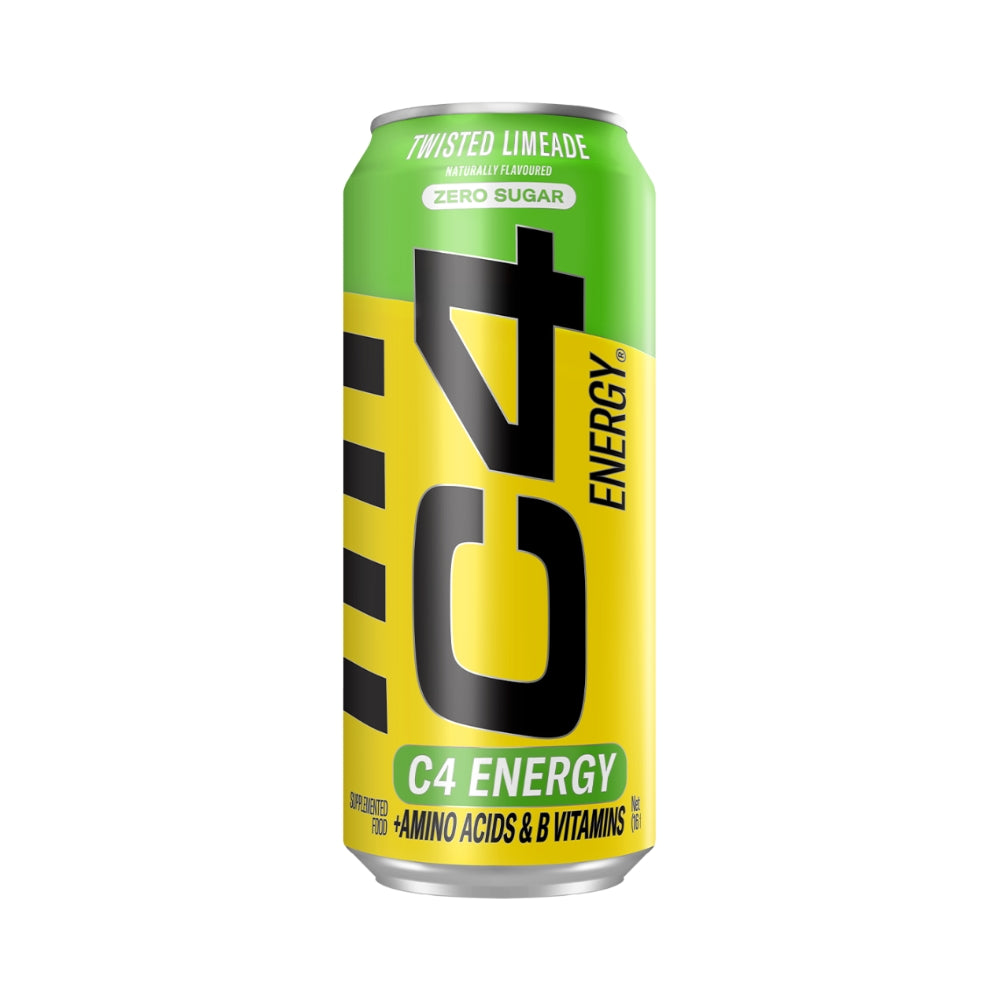 C4 Carbonated RTD 473ml - Twisted Limeade - 12 Pack