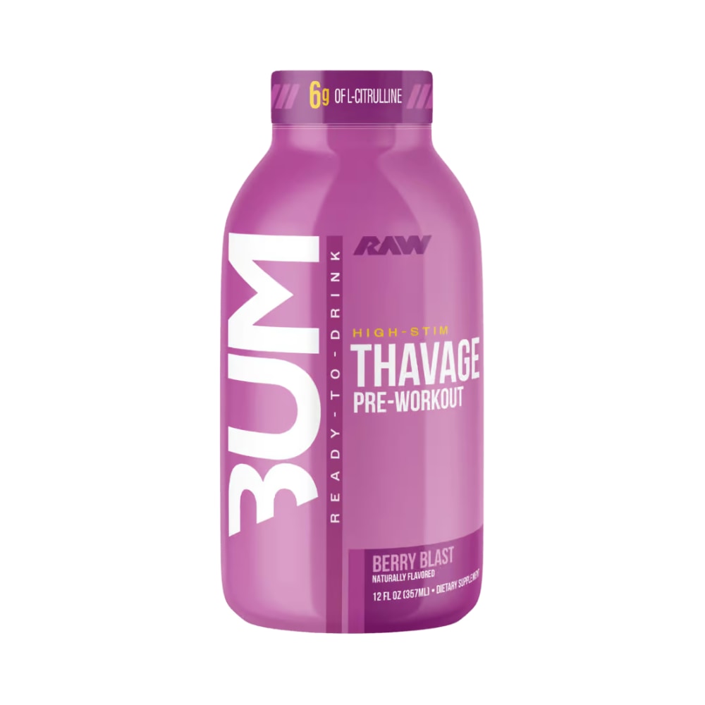 CBUM Thavage Pre Workout RTD 355ml Berry Blast - 12 Pack