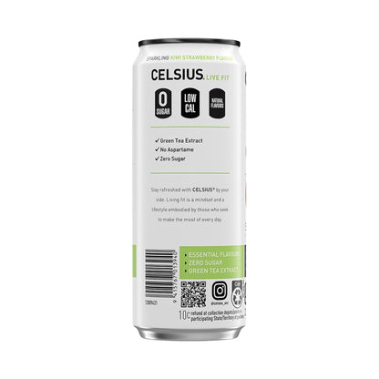CELSIUS Sugar Free Energy Drink 330ml Strawberry Kiwi - 24 Pack