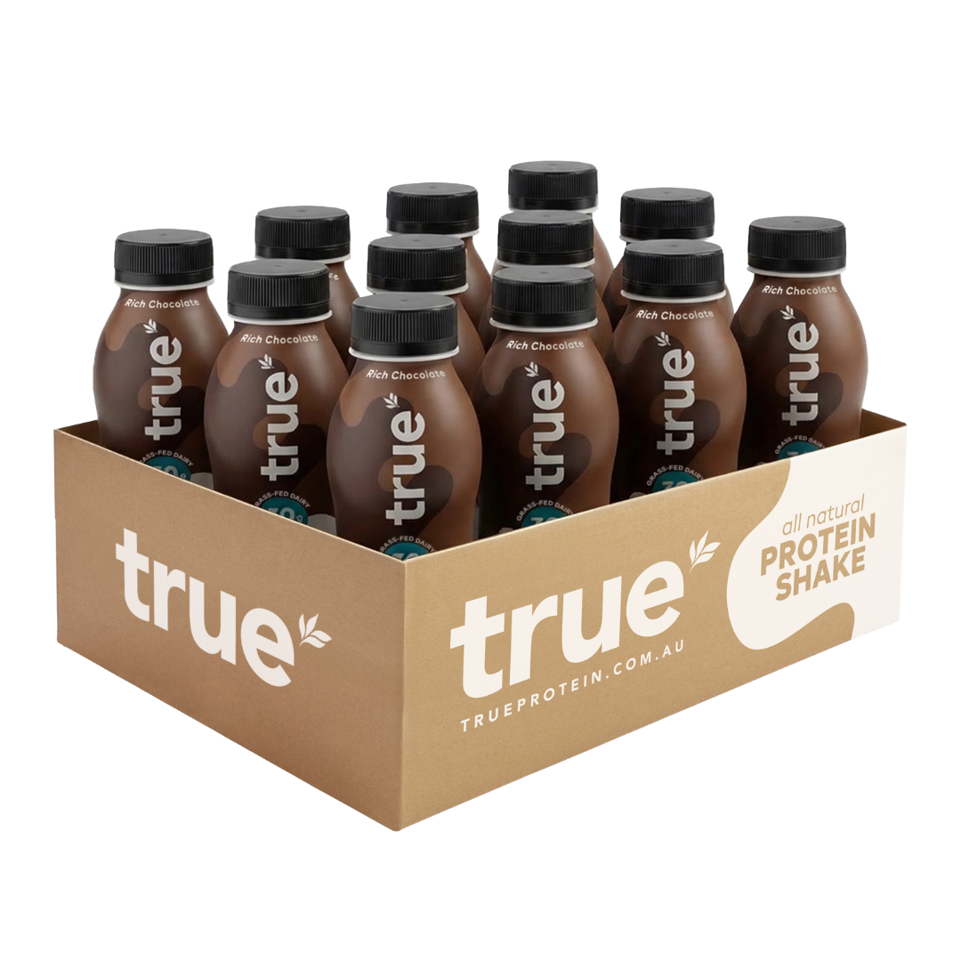 True Protein 375ml Protein RTD Rich Chocolate - 12 Pack