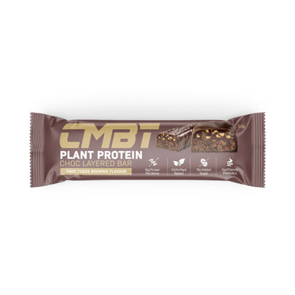 CMBT Plant Protein Choc Layered 50g Bar 12 Pack