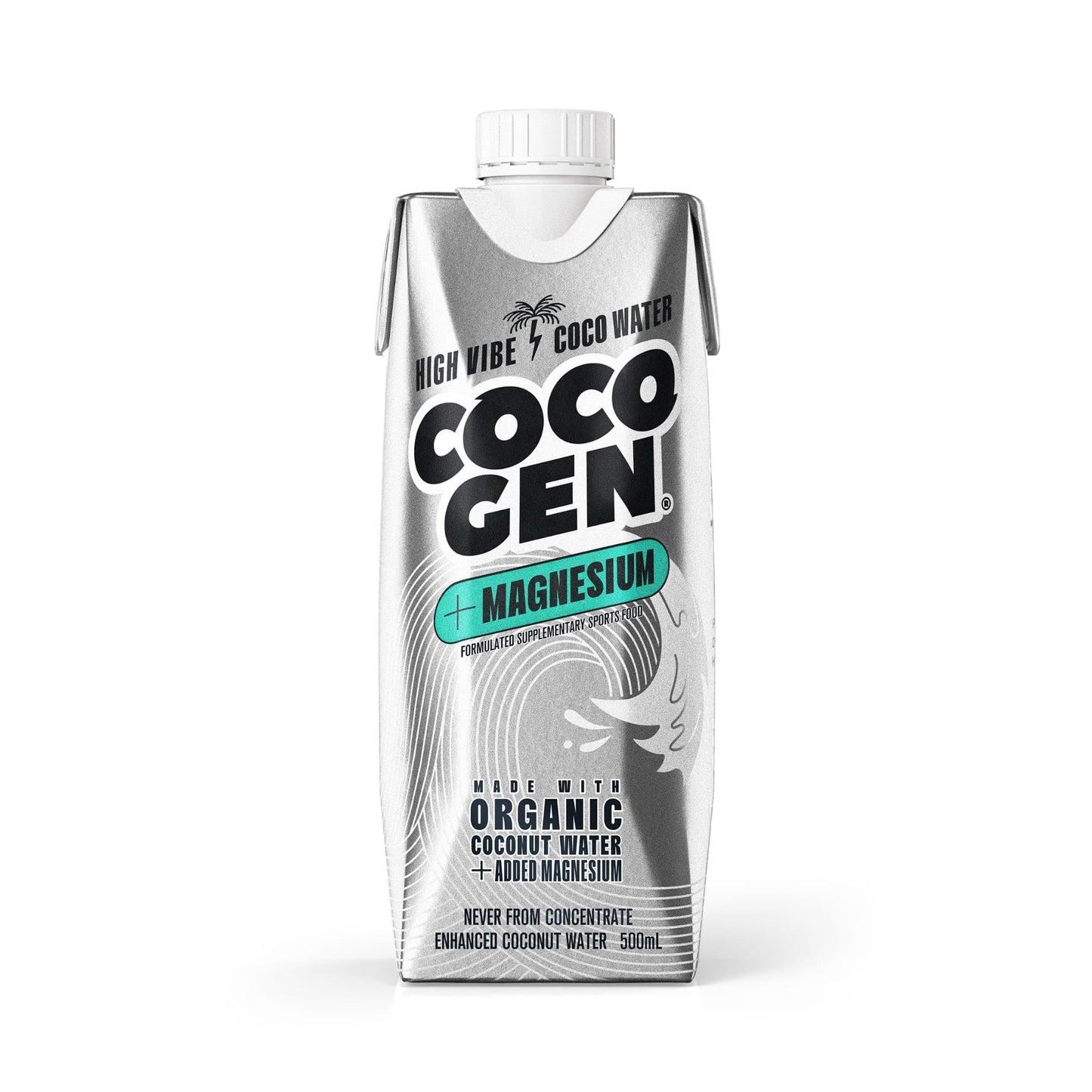 Cocogen Coconut Water + Magnesium 500ml - 12 Pack