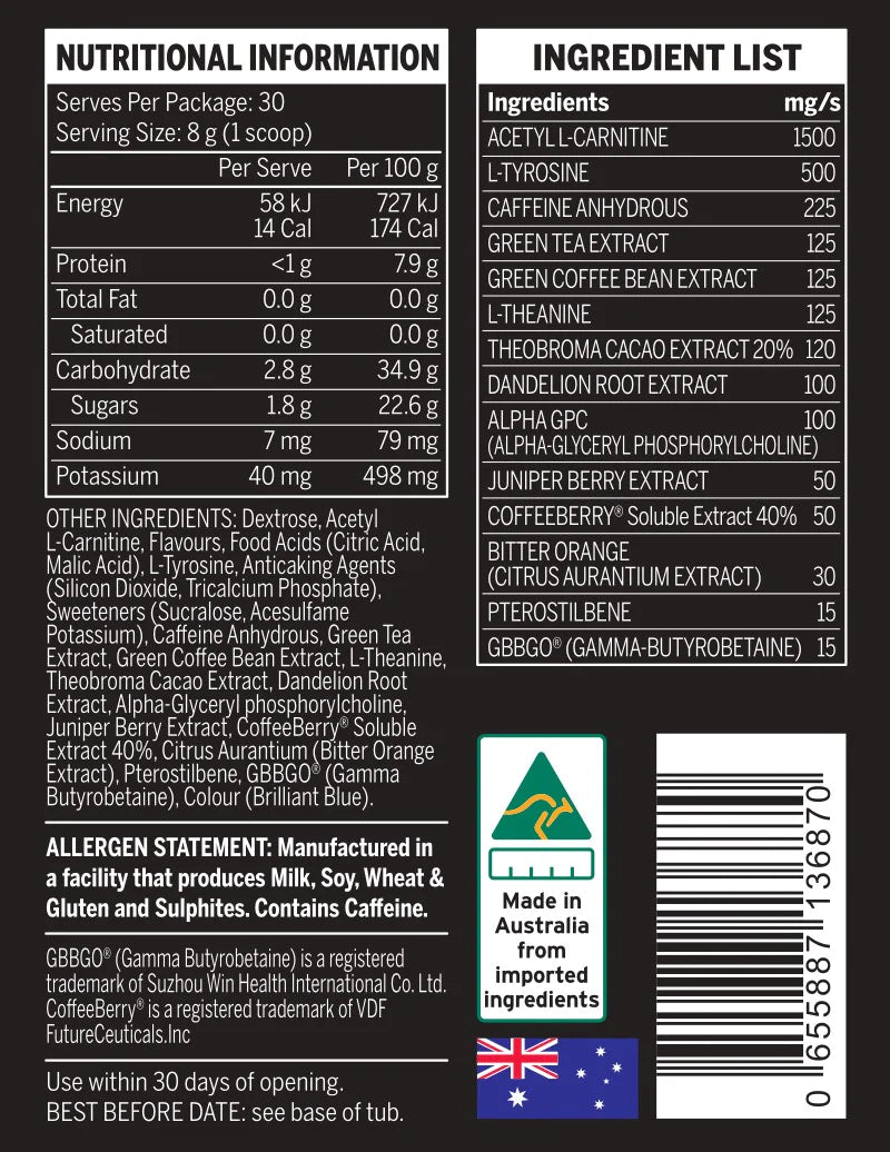 EMRALD LABS Pre Shred Sachet 8g Blue Crush - 10 Pack