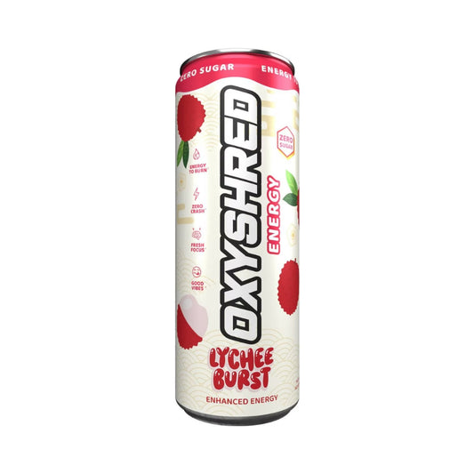 EHP Labs Oxyshred Ultra Energy RTD 355ml Lychee Burst - 12 Pack