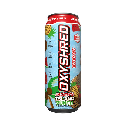 Oxyshred Energy 500ml RTD Island Punch 12 pack