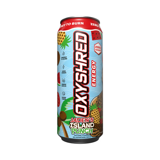 Oxyshred Energy 500ml RTD Island Punch 12 pack