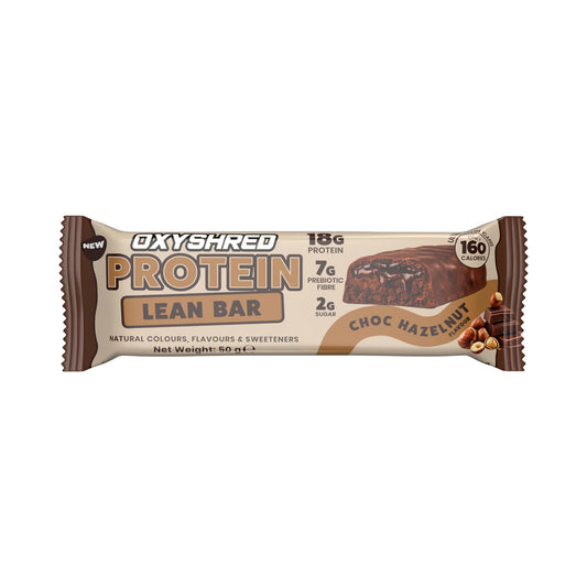 Oxyshred Lean Protein Bar 50g Choc Hazelnut - 12Pack