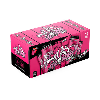 Faction Labs DISORDER Energy RTD 500ml Pink Bits - 12 Pack