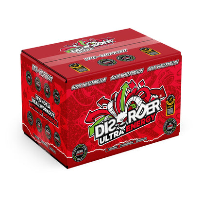 DISORDER Ultra Energy RTD 500ml Sour Watermelon - 12 pack