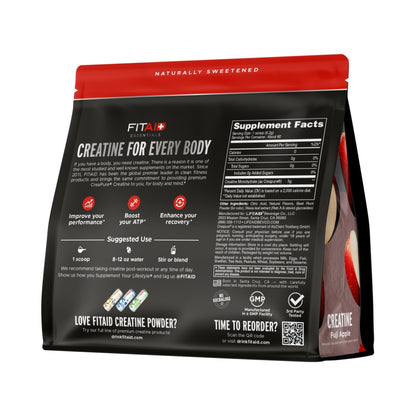 FITAID Creatine Powder 60 serve Fuji Apple