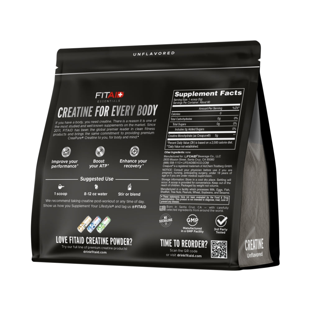 FITAID Creatine Powder 60 serve unflavoured