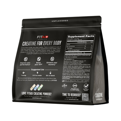 FITAID Creatine Powder 60 serve unflavoured