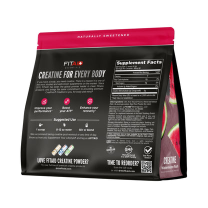 FITAID Creatine Powder 60 serve Watermelon Rush