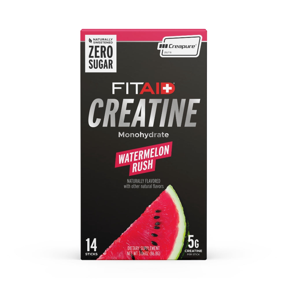 FITAID Creatine Powder Single Sticks Watermelon Rush - 14 Pack