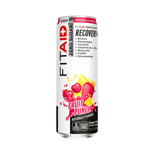 FITAID ZERO Sports Recovery 355ml Fruit Punch - 12 Pack