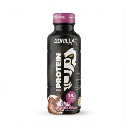 Gorilla X Labs Ultimate Protein RTD 450ml Milk Chocolate Bottle Front