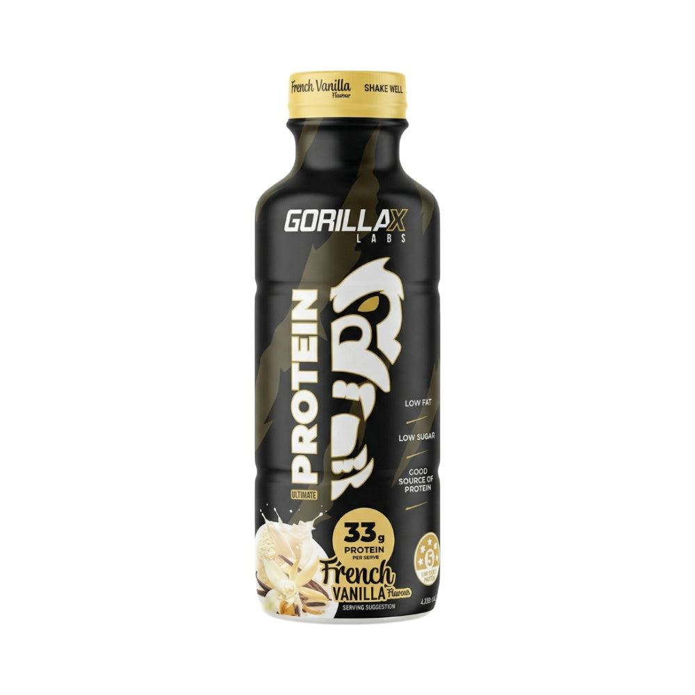 Gorilla X Labs Ultimate Protein RTD 450ml French Vanilla Bottle Front