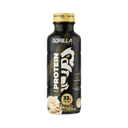 Gorilla X Labs Ultimate Protein RTD 450ml French Vanilla Bottle Front