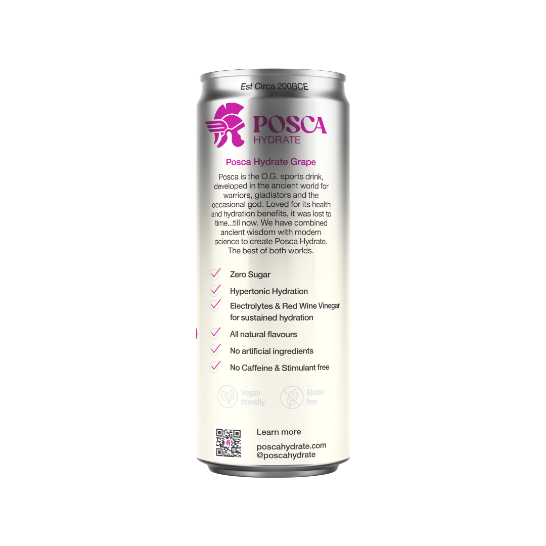 Posca Hydrate 330ml Grape - 12 Pack