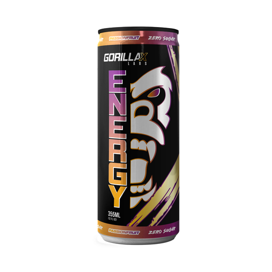 Gorilla X Labs ENERGY RTD 355ml Passionfruit - 12 Pack