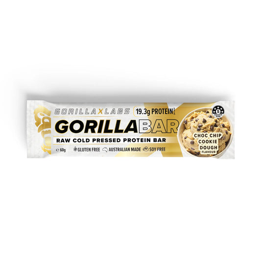 Gorilla X Labs 60g Gorilla Bar Double Choc Chip - 12 Pack