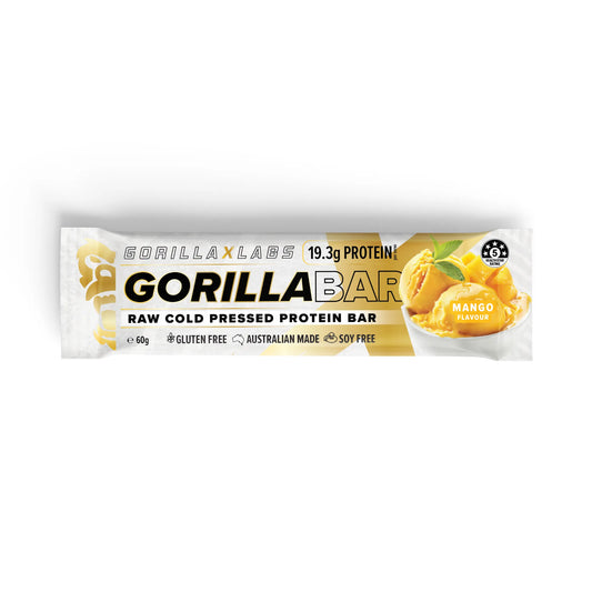 Gorilla X Labs 60g Gorilla Bar Mango - 12 Pack